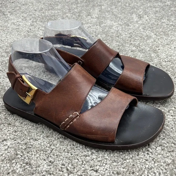 Brown Leather Men\'s Magli Sandals Bruno Magli Men main image 4
